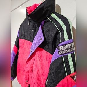 ROFFE Demetre Vintage 80's Ski Jacket with Hood M